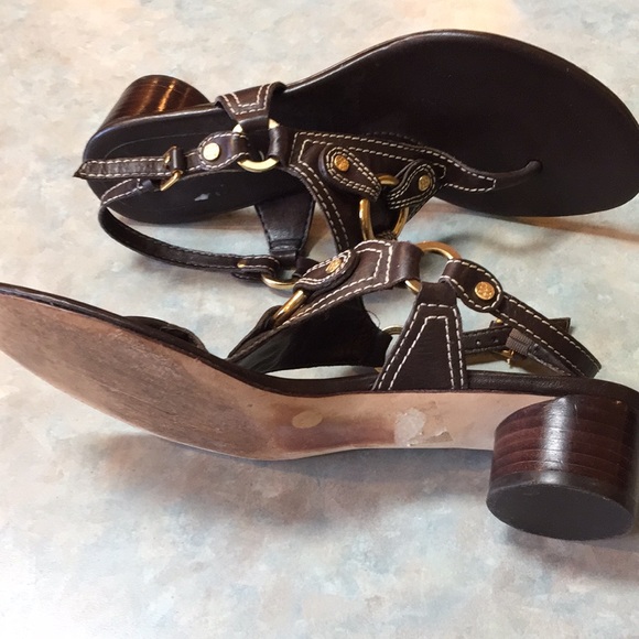 BCBG Max Azria leather sandals (sz 8 1/2) - Picture 2 of 11